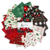 Evergreen Wishes 5 inch charm pack 42 pieces Traci Reed Riley Blake Designs Christmas holiday