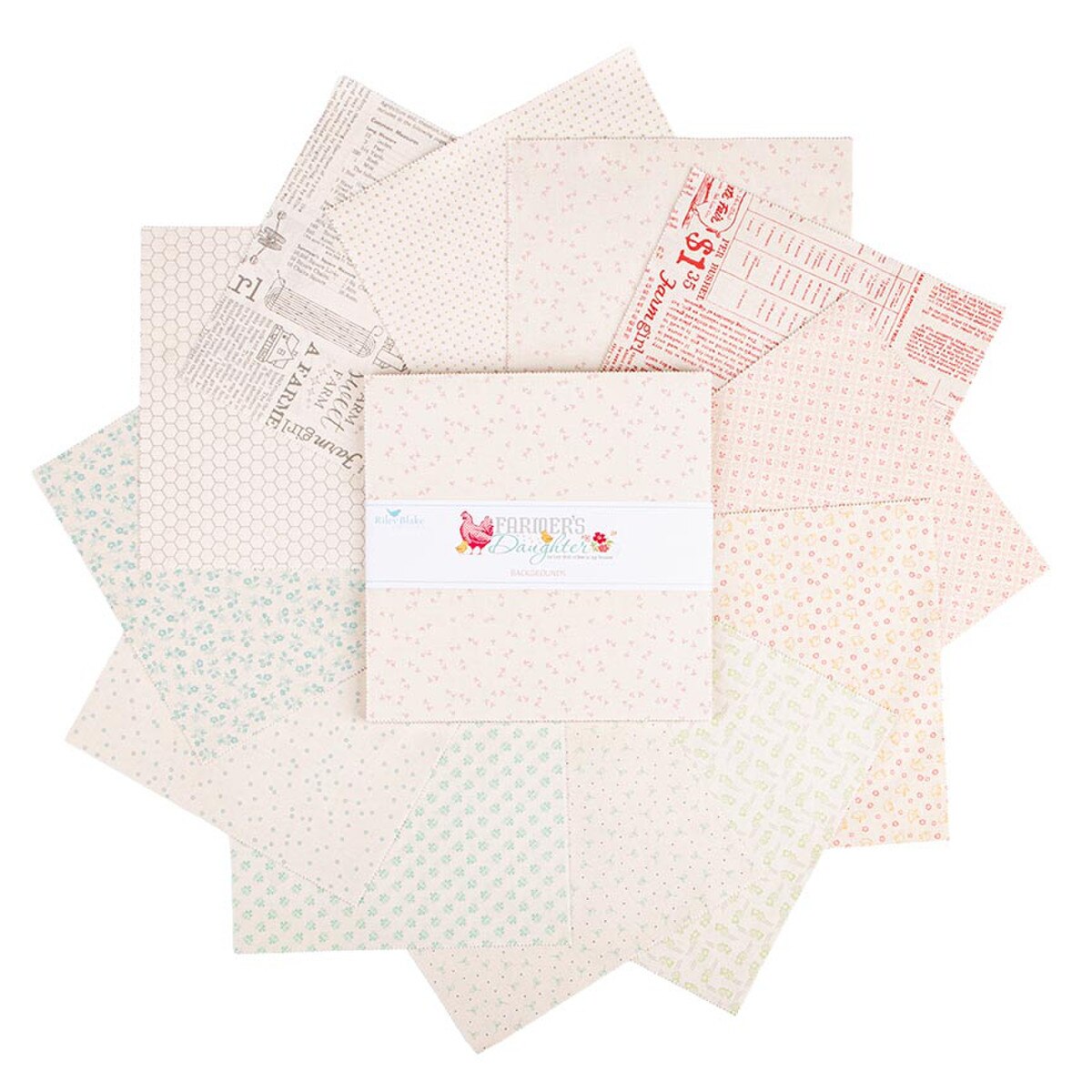 Farmers Daughter 10 Inch Squares Lori Holt - Background Prints