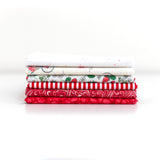 Strawberries and Cream Curated Fat Quarter Bundle - 6 fat quarter pack