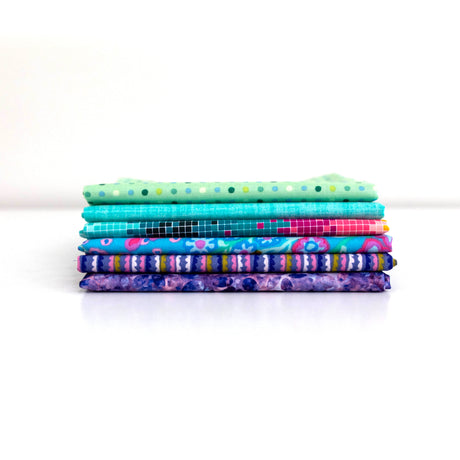 Glacial Curated Fat Quarter Bundle - 6 fat quarter pack