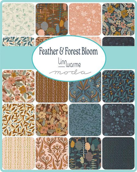 Feather and Forest Bloom Jelly Roll®, 40 Pieces 2.5" Strips | Linn Warme for Moda Fabrics