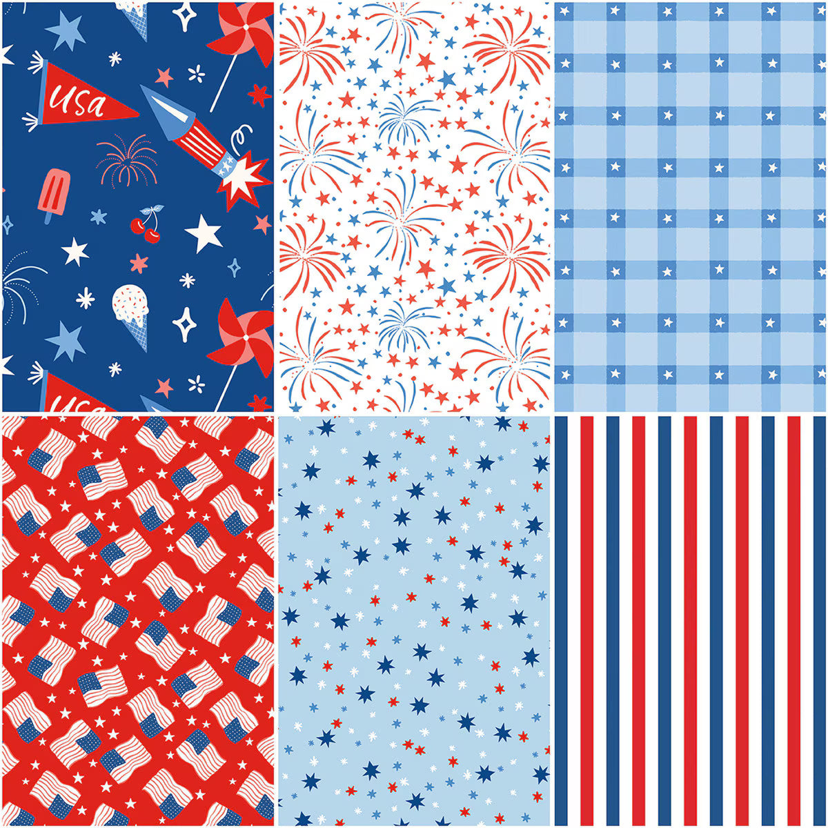 Firecracker 10" Square Pack Riley Blake