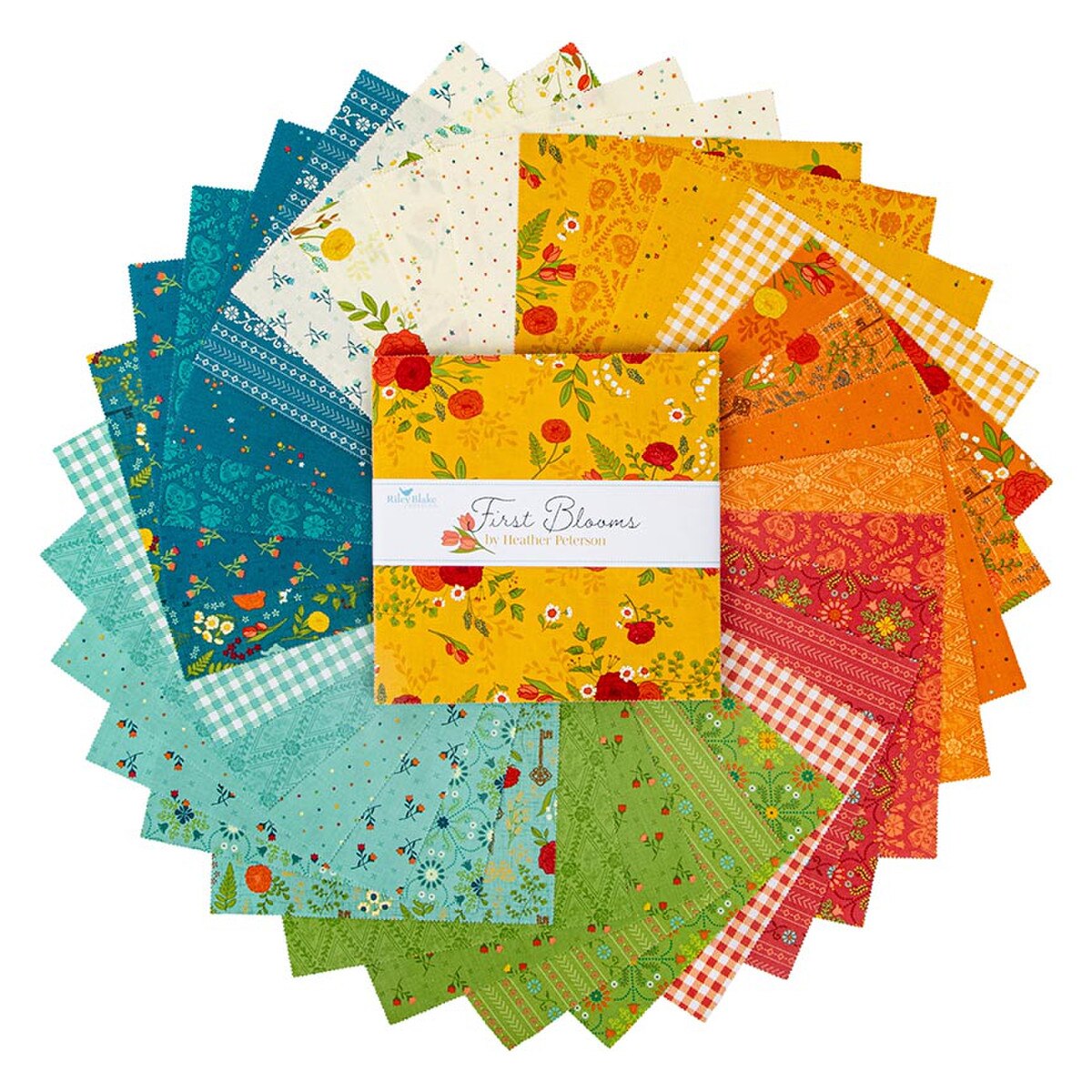 First Blooms 10 inch Squares Layer Cake