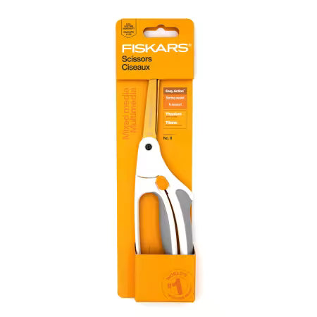 Fiskars Easy Action Titanium Spring Loaded Scissors