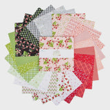 Front Porch 10 inch layer cake 42 pieces Jill Finley Riley Blake Designs plaid floral