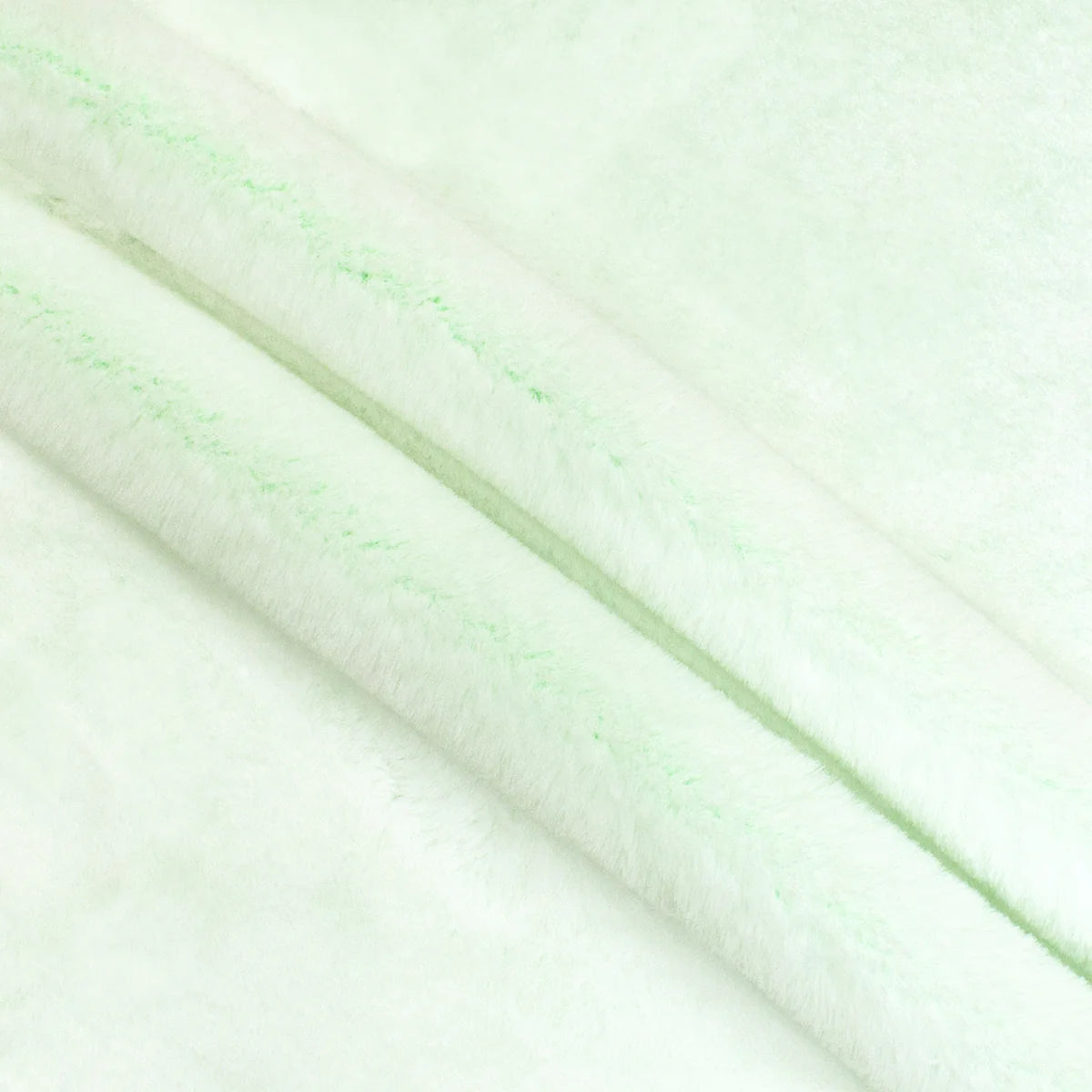 Minky douillet citron vert givré