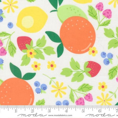 Fruit Salad Off White fabric by Corey Yoder for Moda Fabrics by the yard 29240 11 novelty fruit print