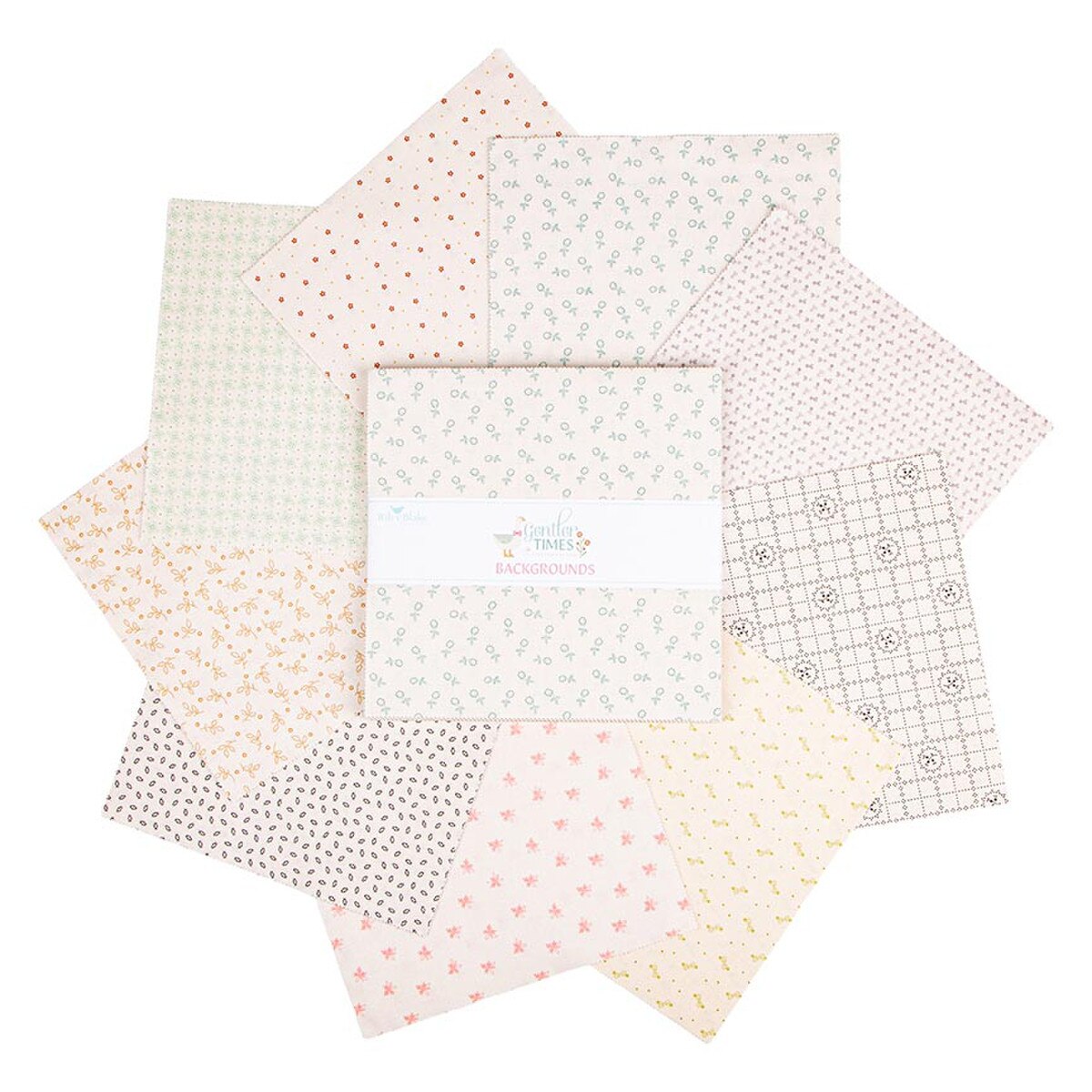 Gentler Times Background Prints 10" Square Pack Lori Holt