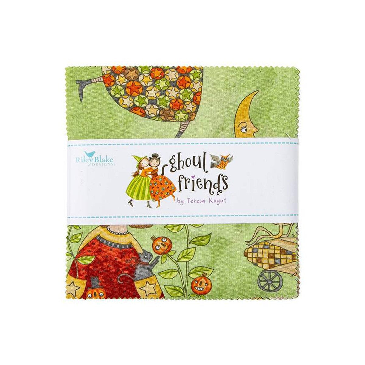 Ghoul Friends Charm Pack 5" Squares Riley Blake