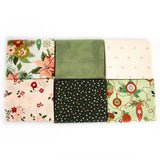 Glisten Fabric Bundle - Pink Christmas Fabrics Sandy Gervais