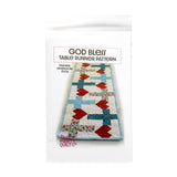 God Bless Crosses and Hearts Table Runner Pattern