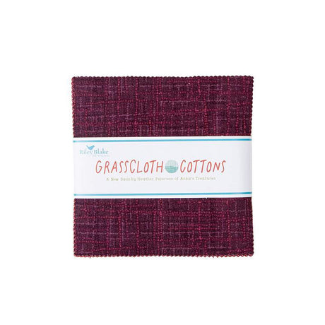 Grasscloth cottons 5 inch stacker charm pack