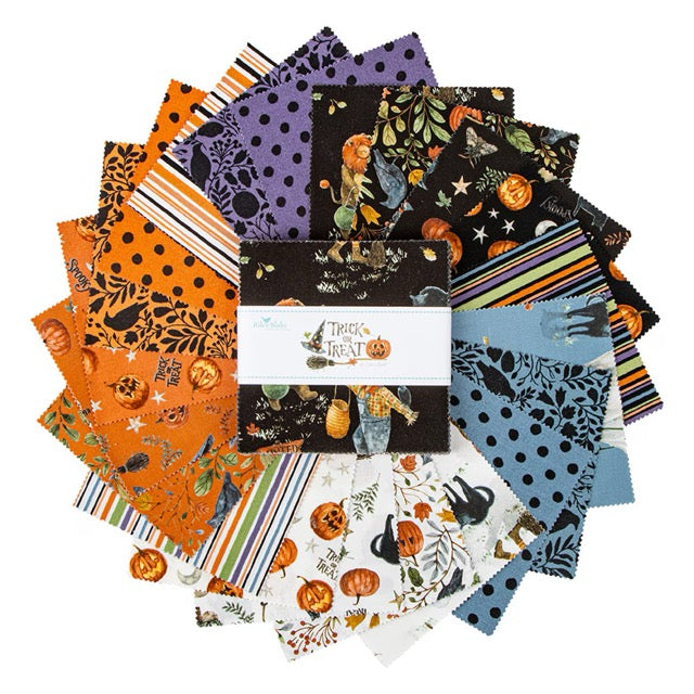 Trick or Treat Halloween 5 inch Charm Pack Riley Blake