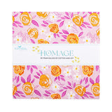 Homage orange and purple 10" square fabric pack