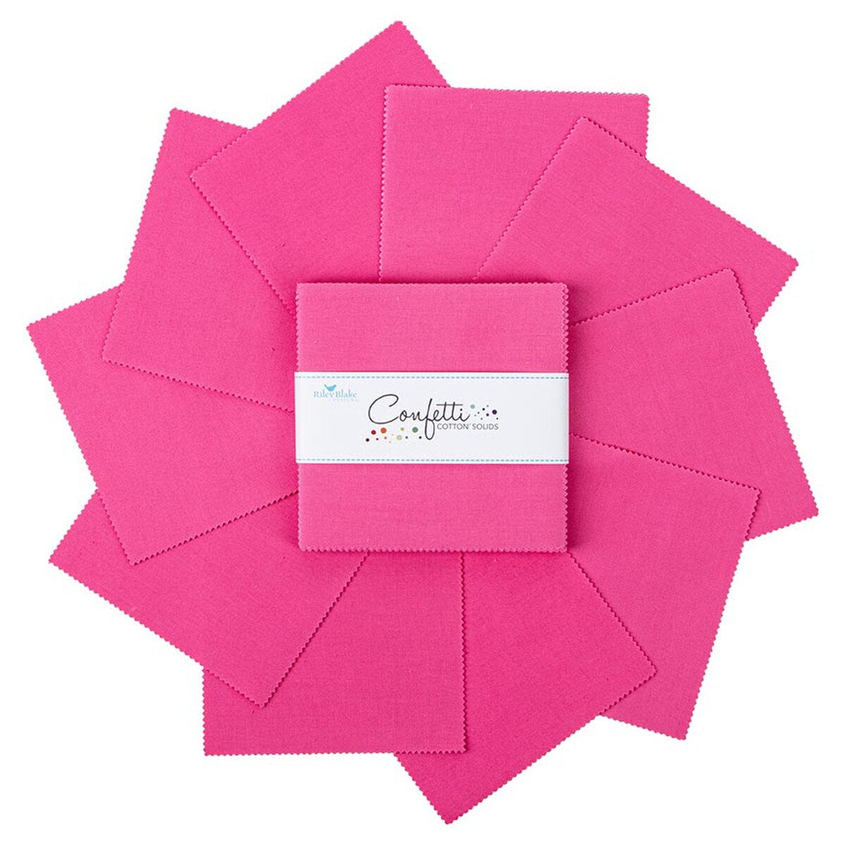 Solid 5" Square Charm Packs from Riley Blake