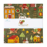 Up on the Housetop 10 inch squares Teresa Kogut