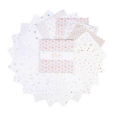 Hush Hush 10" Squares Low Volume Background Fabrics Layer Cake