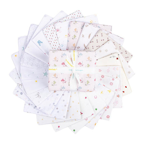 Background Fabrics 21 piece Fat Quarter Pack Riley Blake - Hush Hush 5