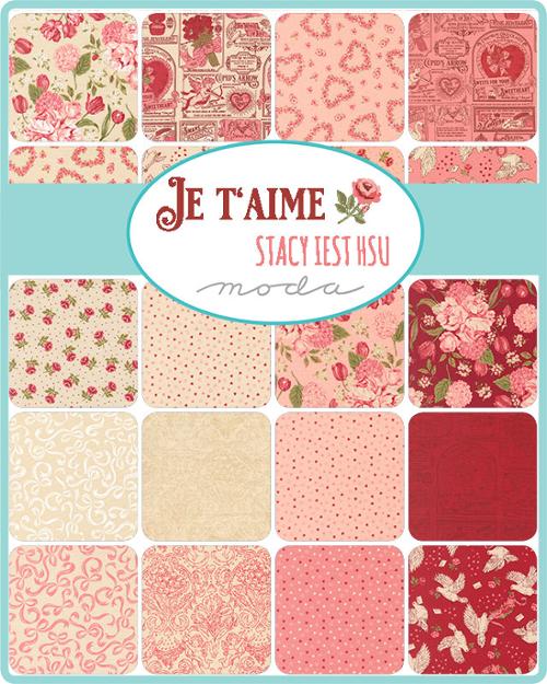 Je Taime Jelly Roll®, 40 Pieces 2.5" Strips | Stacy Iest Hsu for Moda Fabrics