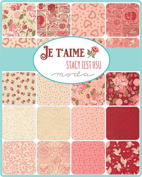 Je Taime Jelly Roll®, 40 Pieces 2.5" Strips | Stacy Iest Hsu for Moda Fabrics