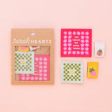 Étiquettes lavables à coudre « Fait pour être aimé » - Sarah Hearts