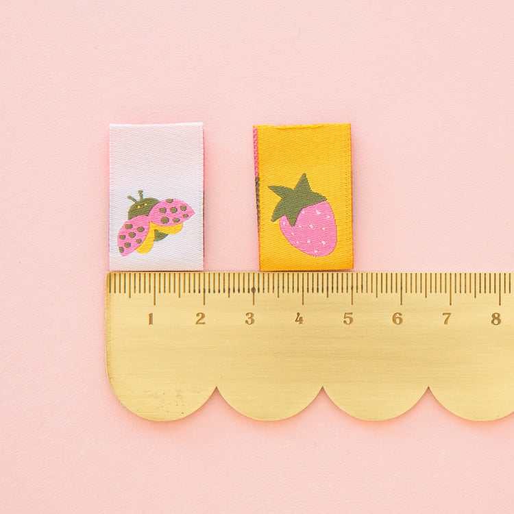 Étiquettes lavables à coudre « Fait pour être aimé » - Sarah Hearts