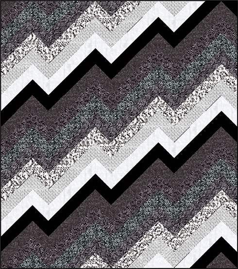 Kenzie Quilt Pattern cover Purple Daisy Quilt Designs P206-KENZIE all sizes