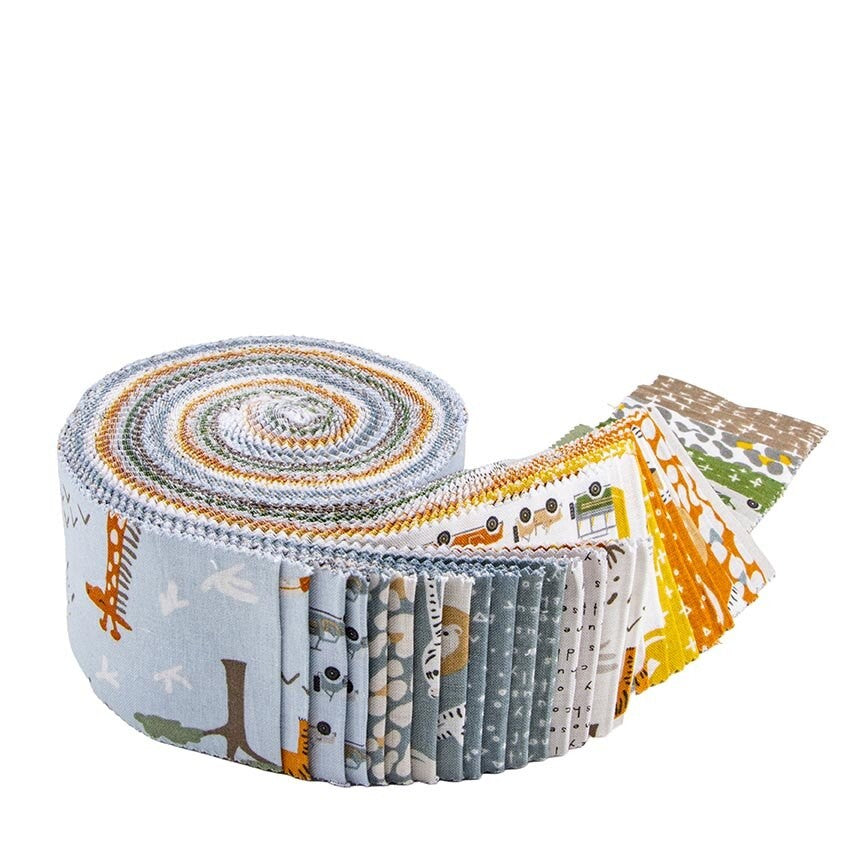 Leo and Savannah 2.5 inch Rolie Polie 40 pieces Deena Rutter Riley Blake Designs