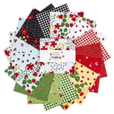 Little Ladybug 5 inch Stacker charm pack 42 pieces by Lori Whitlock for Riley Blake Designs 5-18060-42 ladybug floral whimsical