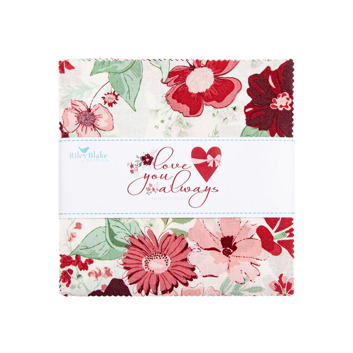 Love you Always 5" Squares Pack by Sandy Gervais