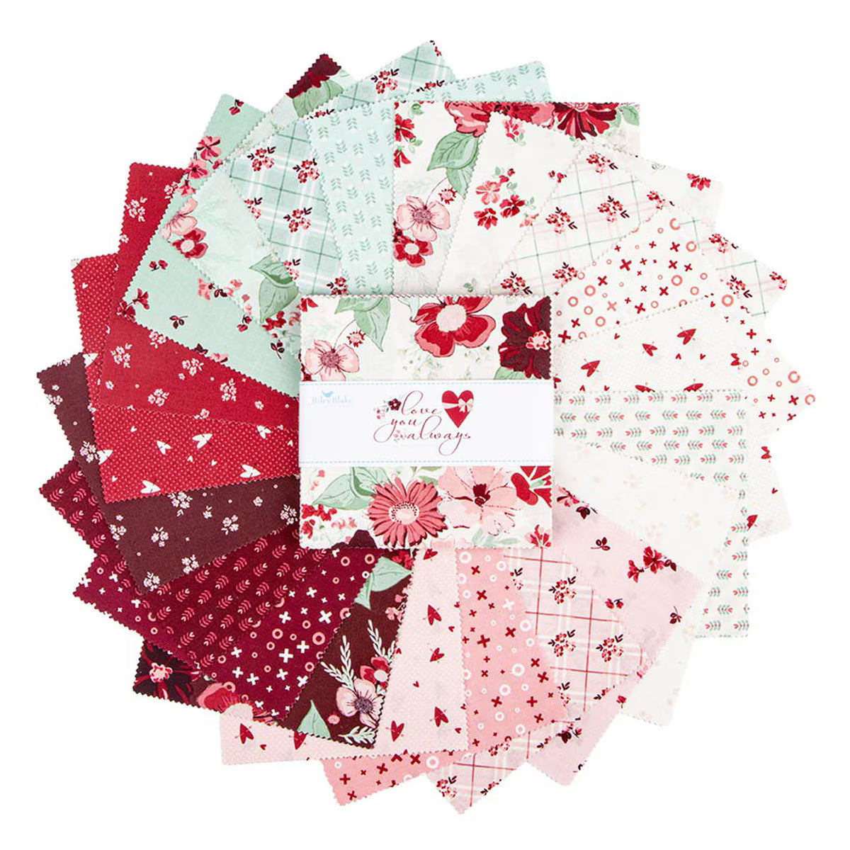 Love you Always 5" Squares Pack by Sandy Gervais
