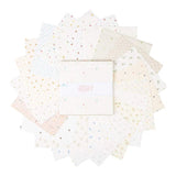Low Volume Quilt Fabric 10 inch Layer Cake Riley Blake - Hush Hush 4