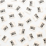 Made in 2026 Sewing Labels Sarah Hearts #104