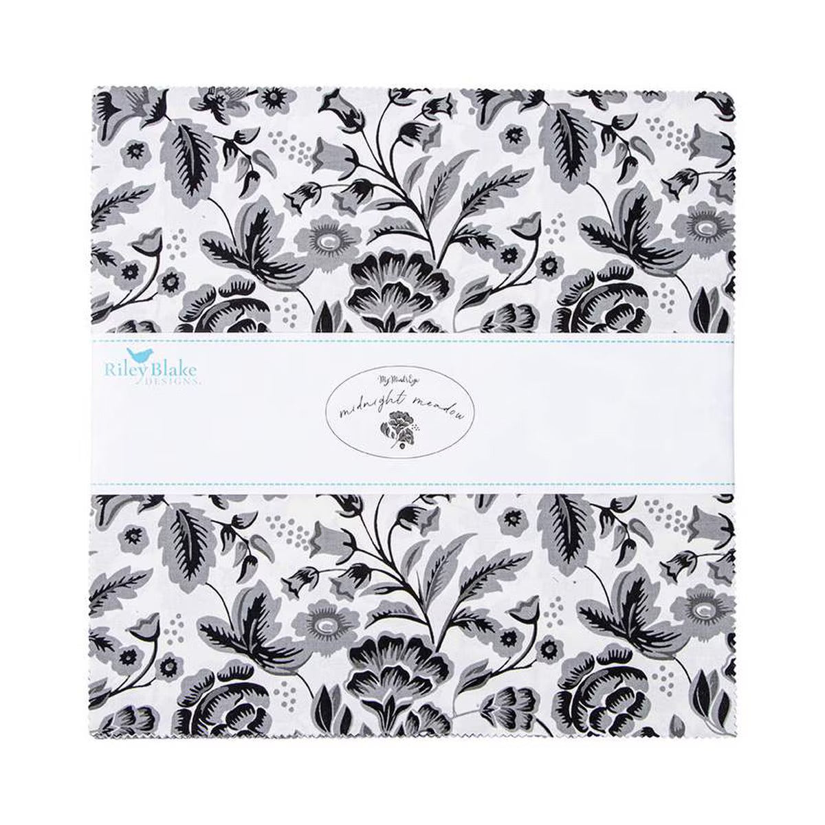 Midnight Meadow 10 pouces carrés Riley Blake