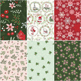 Mistletoe and Holly 5" Charm Pack Riley Blake 2025