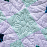 Kit de courtepointe à carreaux marocains – Batiks bleus