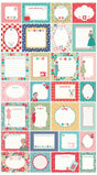 My Happy Place Label Panel Multi fabric by Lori Holt for Riley Blake Designs P9316-MULTI quilting labels colorful