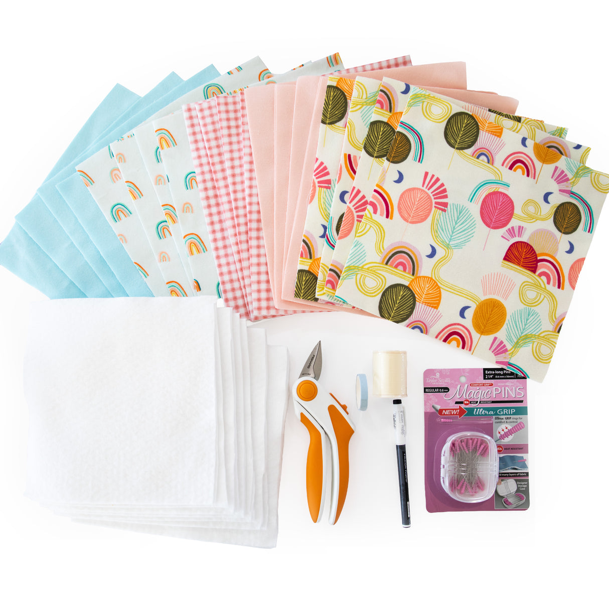 Flannel Rag Quilt - My First Quilt Kit - Sunrise