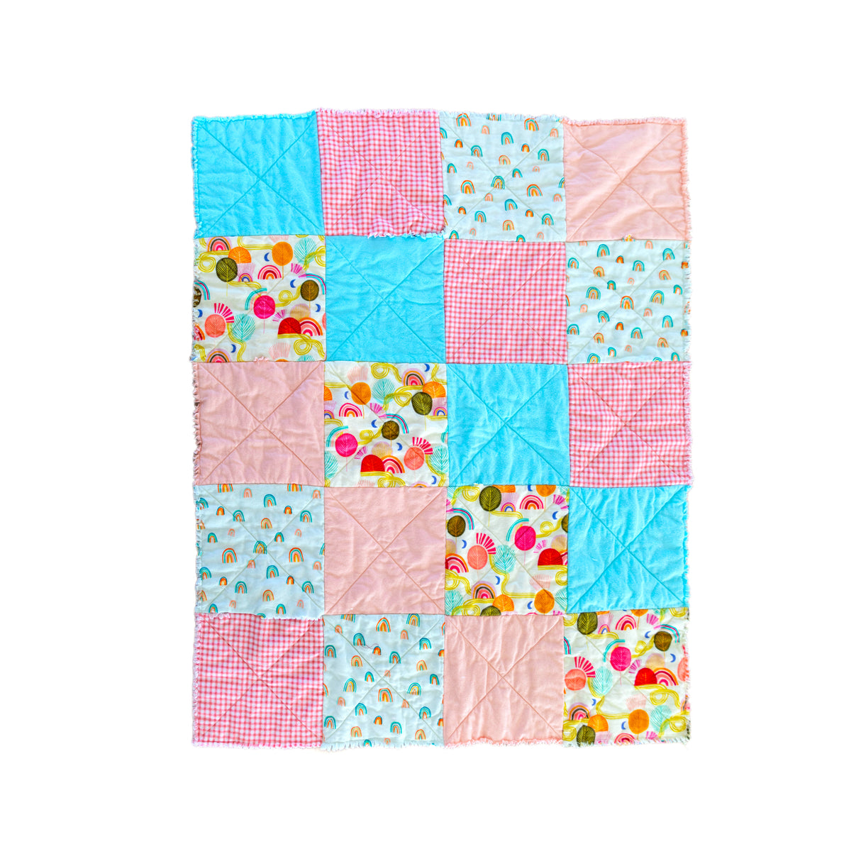 Flannel Rag Quilt - My First Quilt Kit - Sunrise