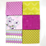 Purple and Lime Curated Fabric Bundle