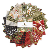Northern Christmas 5 inch charm pack 42 pieces Teresa Kogut Riley Blake Designs folk art holiday woodland