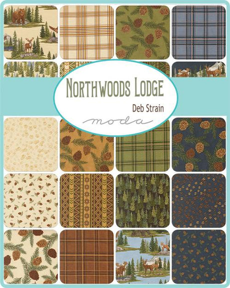 Northwoods Lodge 5" Charm Pack by Deb Strain