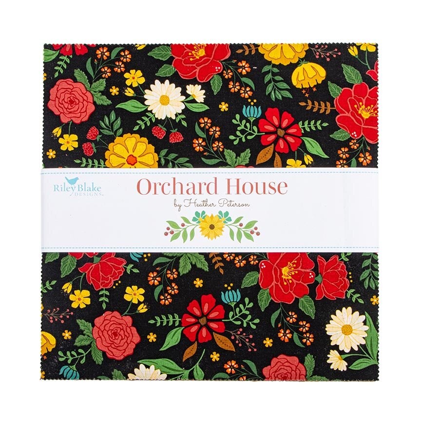 Orchard House 10 inch Square Layer Cake precut quilt fabric by Heather Peterson for Riley Blake Designs 10-17720-42