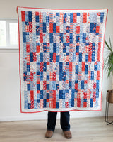 Firecracker Over and Under Quilt Kit - Patriotic Quilt Kit