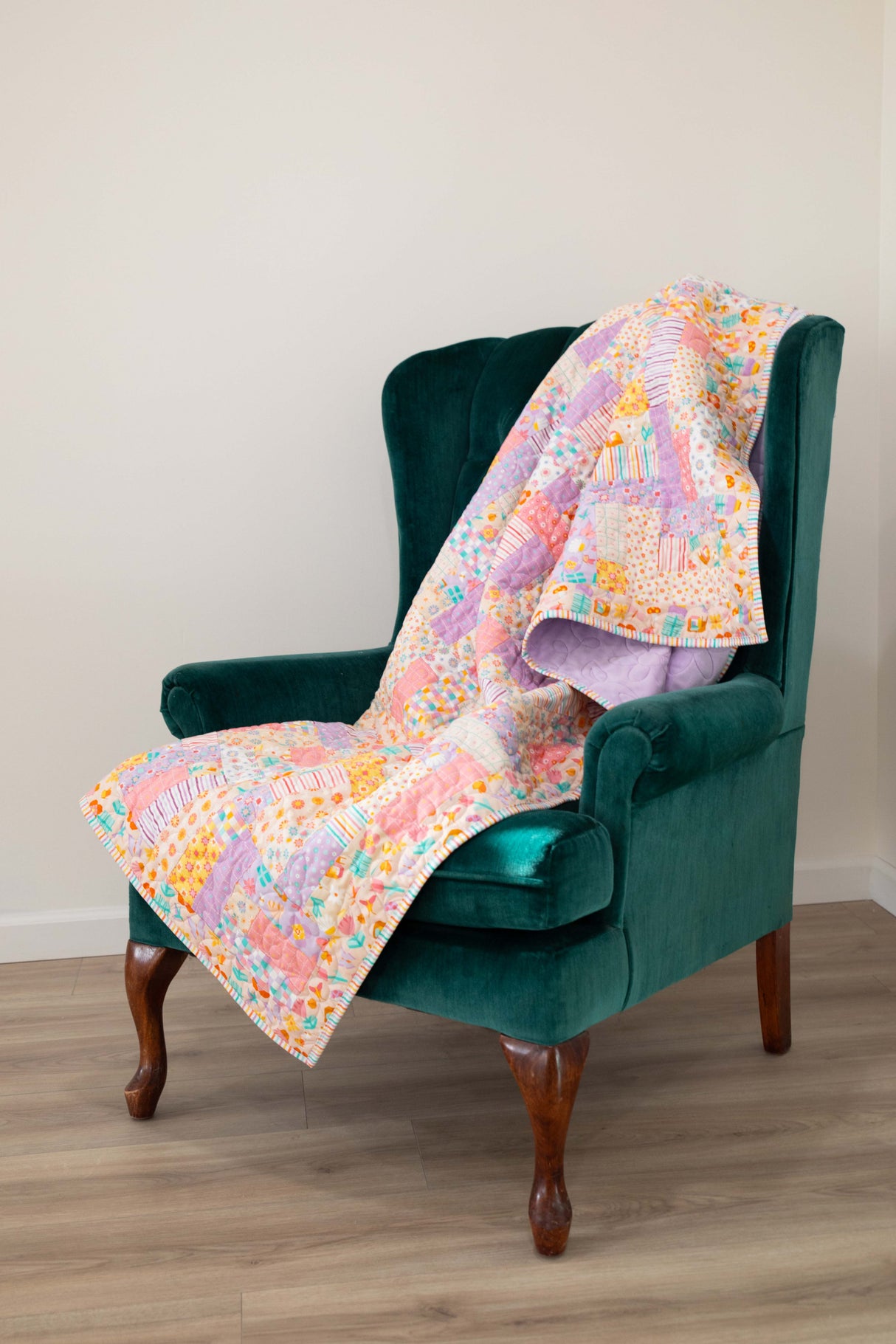 Over and Under Quilt Kit with Patchwork by Liza Taylor