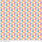 Multi colored checks Patchwork by Liza Taylor Fabric by the Yard