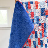 Firecracker Over and Under Quilt Kit - Patriotic Quilt Kit