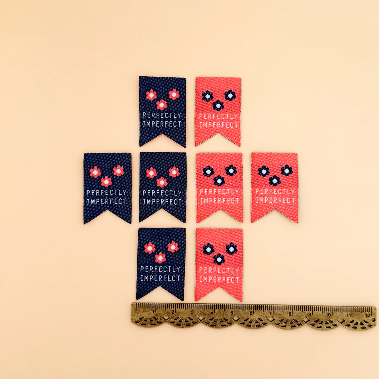 Perfectly Imperfect Woven Quilt Labels Minki Kim #019