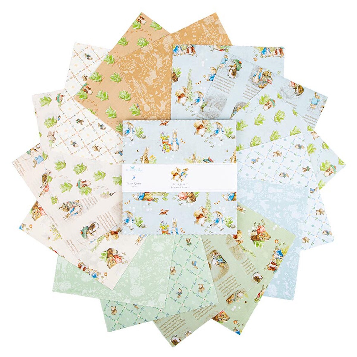 Peter Rabbit and Benjamin Bunny 10 Inch Square Layer Cake