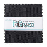 POParazzi Black 5 Inch Stacker precut fabric bundle from Riley Blake Designs